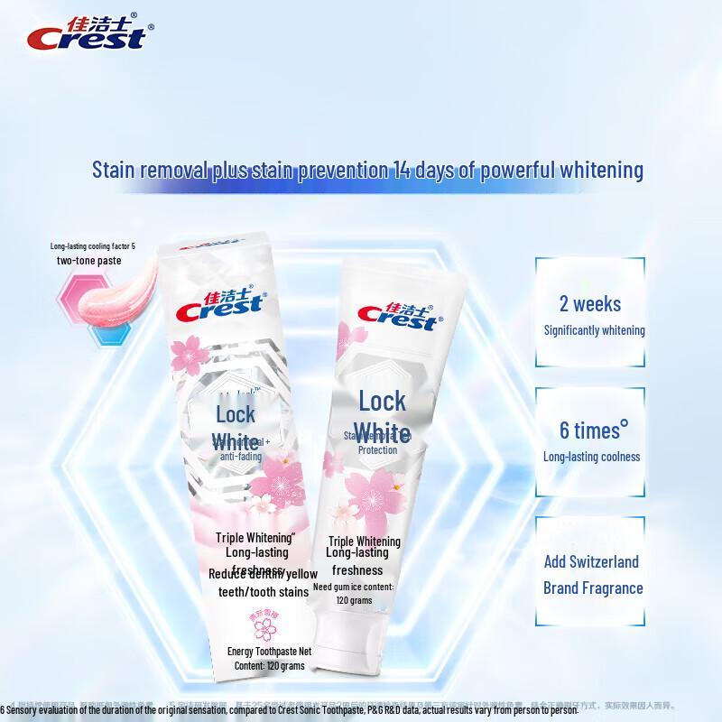 Crest Dual-Color Whitening Toothpaste