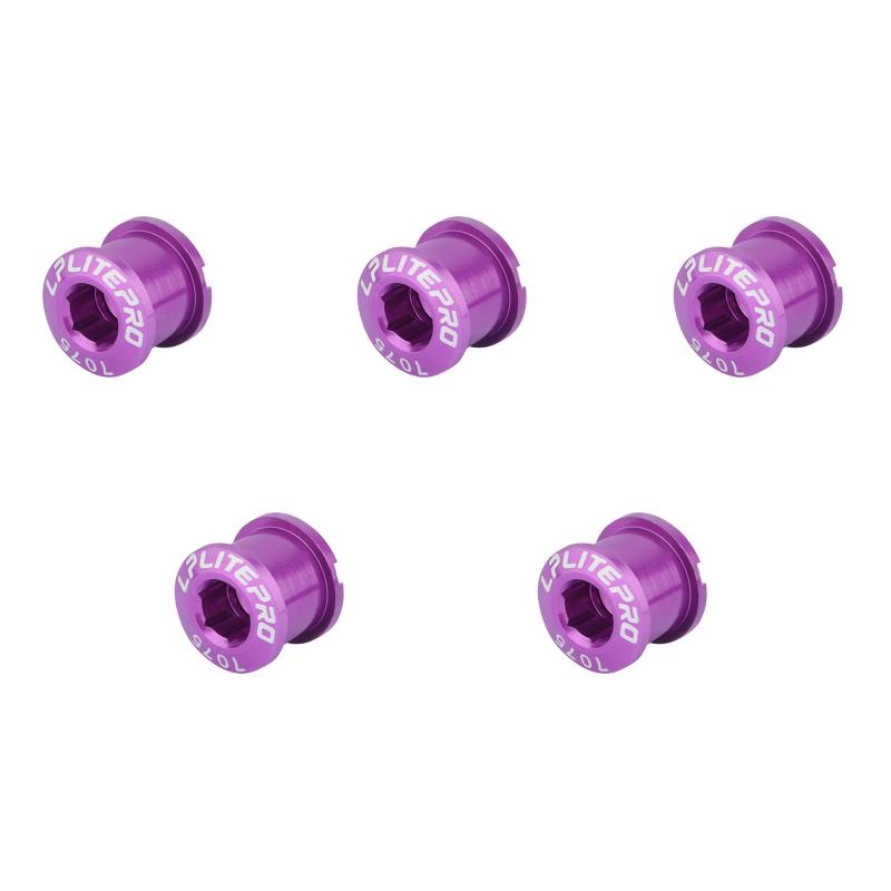 5Pcs 9.5mm Single Double Chainring Bolt for Bike Sprocket Thread Plate Disc Screw Mountain Road Bike Crank Section