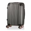 Sifre Hard Zipper Suitcase, Small, GRE2253-48, Carbon Black