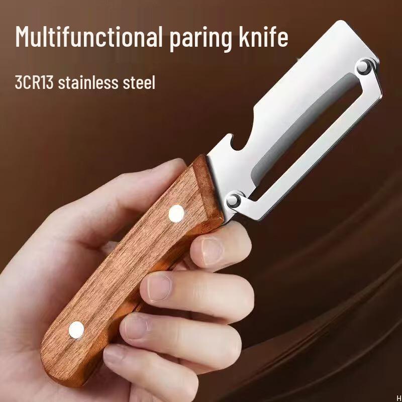Zhishi Powerful Wood Handle Peeler