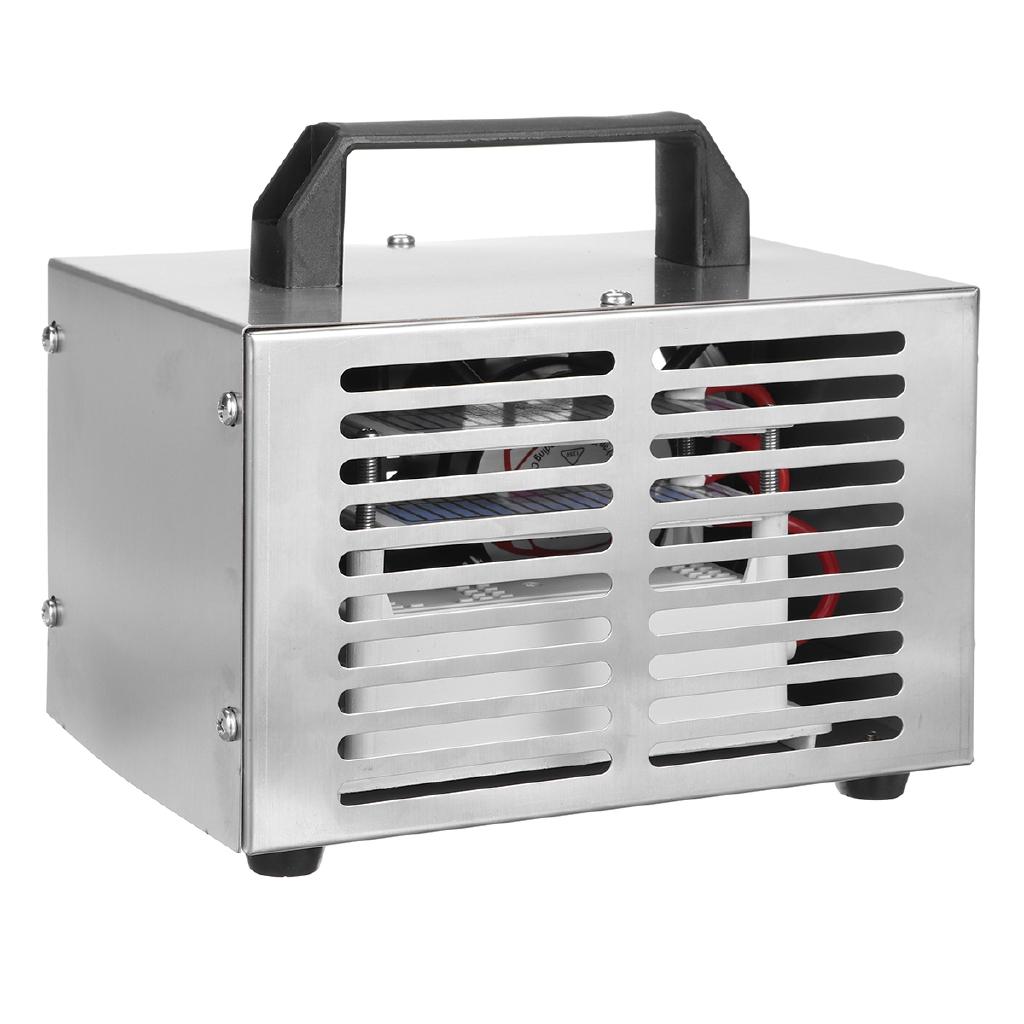 220V 24G/H Ozongenerator Desinfektionsmaschine O3 Luftfilter Reiniger Ventilator für Zuhause Auto Formaldehyd Zeitschaltuhr EU-Stecker