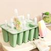 Formas de Picolé Silicone 10 Cavidades Bandejas de Picolé Freezer,Formas de Sorvete Caseiro,Fabricante de Picolé Grande,Molde Reutilizável para Picolé