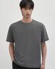 WORK ON BODY OFF (Regular) Airbit Cooling Solid Semi-Overfit Short Sleeve T-Shirt [Charcoal]