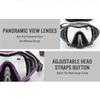 Professional Adult Silicone Waterproof Diving Mask Diving Mirror Anti Fog Floating Diving Set Large Frame Deep Set