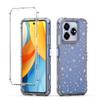 For ZTE Axon 60 Lite Case Precise Cutouts Acrylic TPU Clear Phone Cover with Laser-printed Film