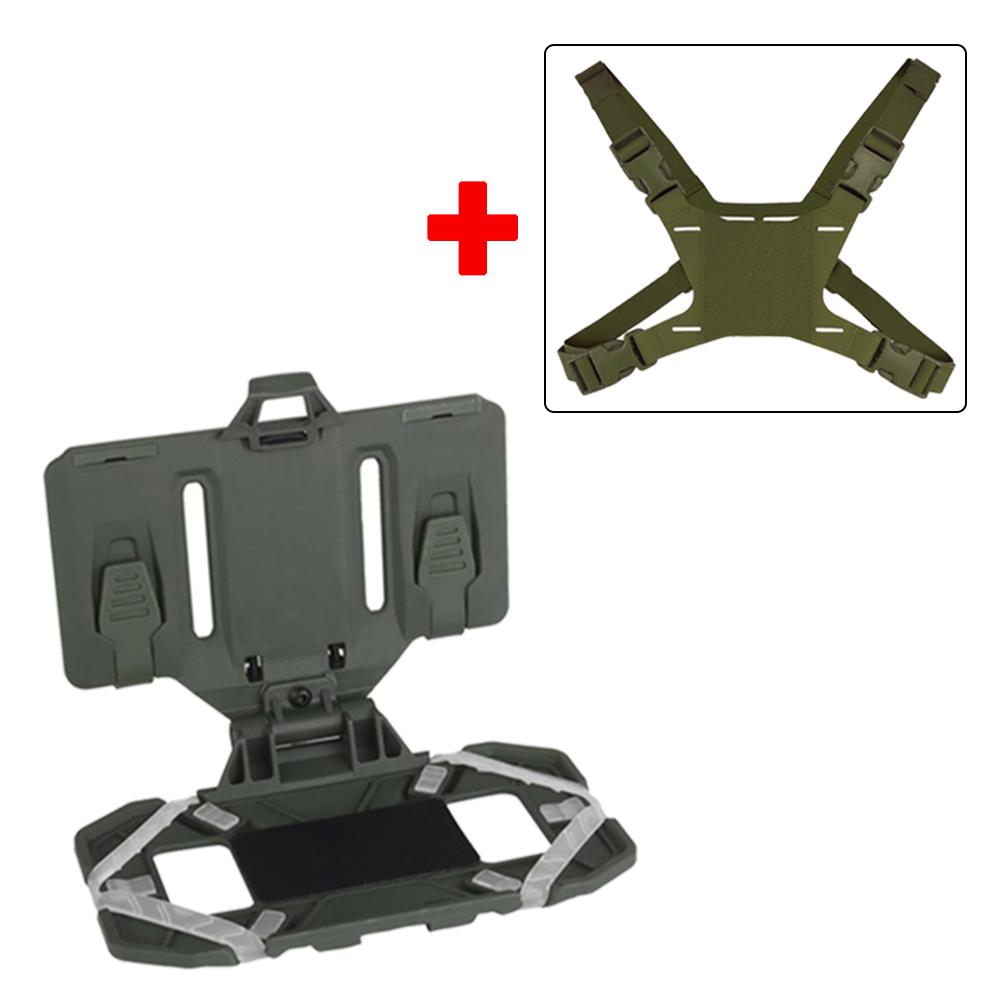 Porta Telefono per Gilet Tattico Pieghevole Piastra per Cellulare Supporto Carrier Molle Supporto Molle Per Schermo 4.7"-6.7"