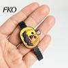 Black Cat Wrist Straps 8 Pcs Halloween Bracelets, Adjustable Soft PVC for Kids Adults, Flexible Wristbands Cartoon Pumpkin Witch Trick or Treat