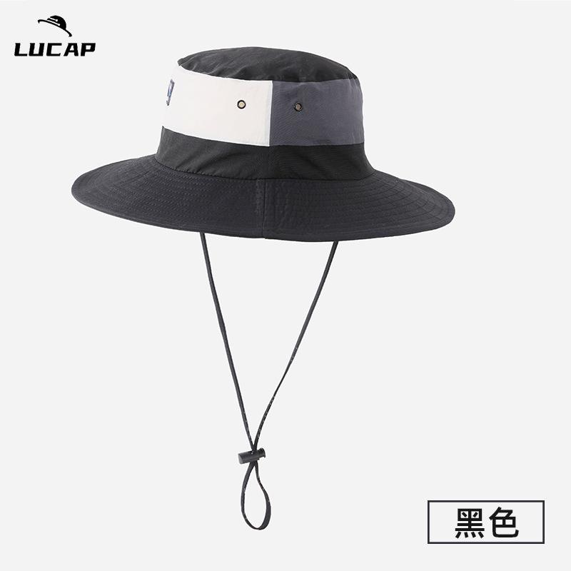 Sun Hat Men's Summer Full Face Sun Protection Bucket Hat Outdoor Mountaineering UV Protection Sun Hat Fishing Mountaineering Hat