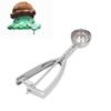 Trigger Release Ice Cream Scoop Stainless Steel Manual Digging Spoon Ice Cream Ball Spoon  For Home