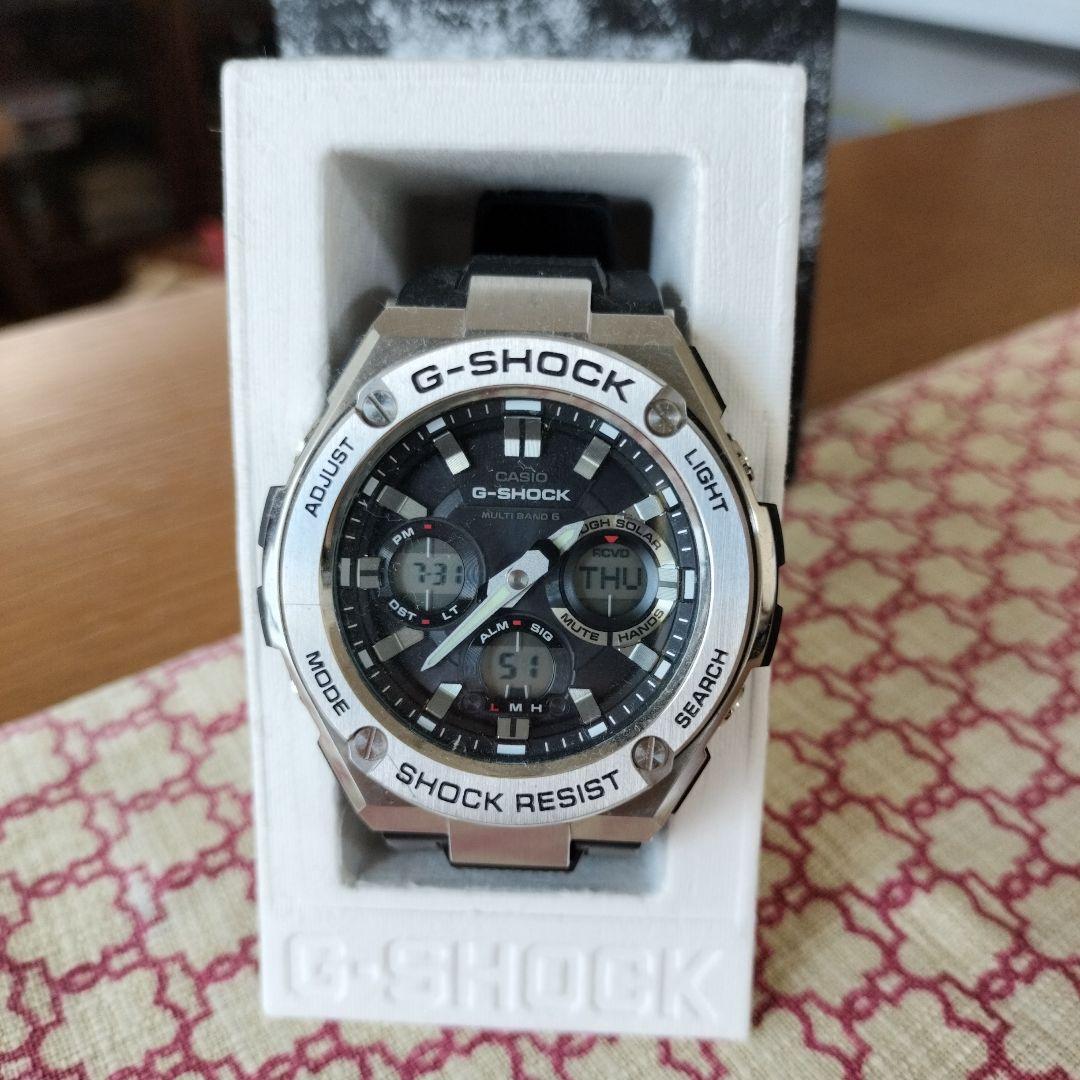 

[Б/У] CASIO G-SHOCK Мужские Серебристые Солнечные Часы