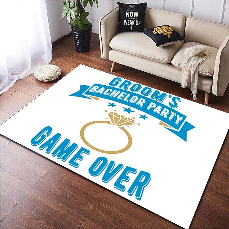 Jocuri desenate desenate cu mâner pentru pictură Covor pentru sufragerie Covor cu suprafață mare Covor negru moale Covorașe pentru decorarea casei Covoare Boho