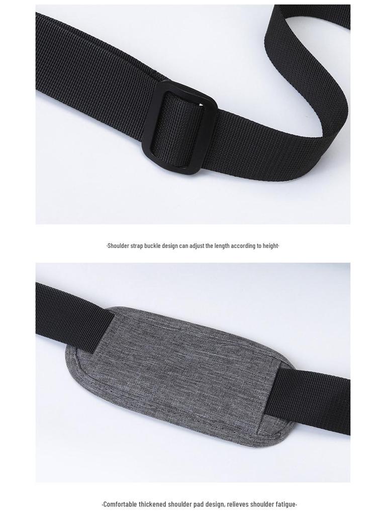 One-Shoulder Multi-Functional Mom & Baby Crossbody Bag with Stroller Attachment