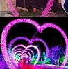 LED Heart Arch Tunnel Corridor Lighting for Cultural Tourism and Decorations