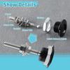 LEONTOOL Hood Pins, Set of 2, Universal Bonnet Pin, Push Type, For Cars, Quick