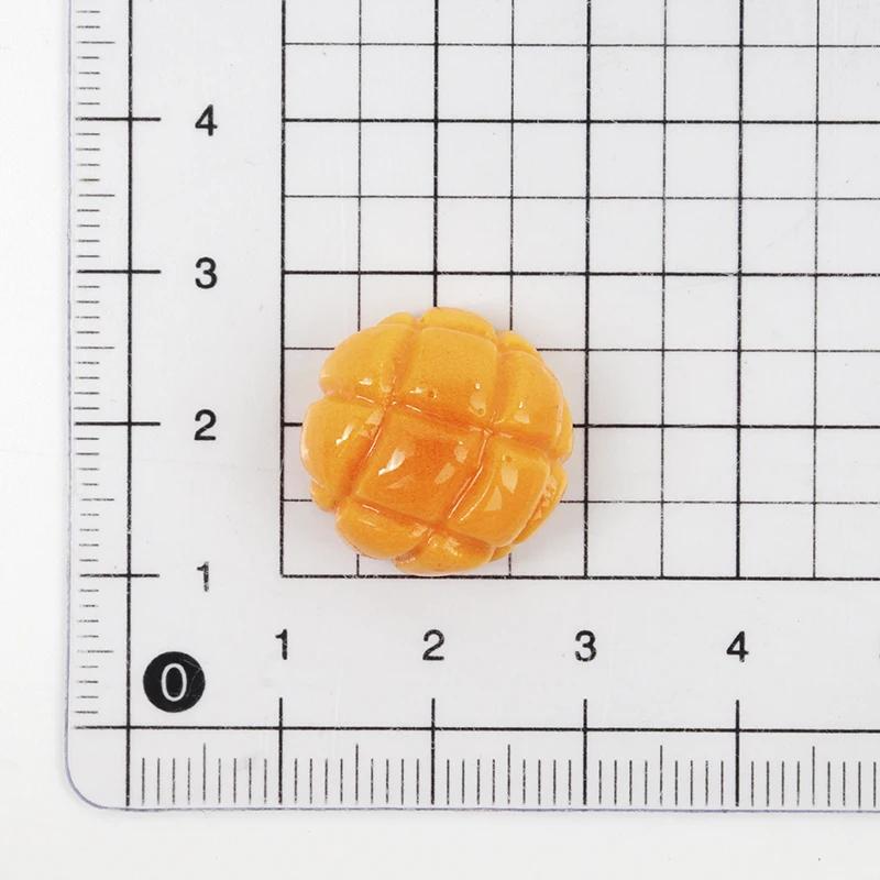 10/100Pcs 3D Mini Kawaii Resin Cake Bread Parts Dollhouse Miniature Figures Scrapbook Supplies Flatback Pendant Accessories