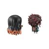 Chimi Mega Buddy Series! Demon Slayer: Kimetsu No Yaiba Tanjiro Kamado & Nezuko Nakayoshi Brothers Set Approx. 6.5cm PVC Pre-painted Complete Figure