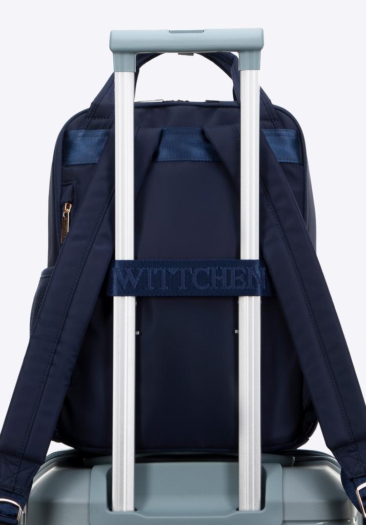 Wittchen Women's Multifunctional Airplane Backpack Navy Blue Nylon