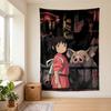 Spirited Away (14) Gobelin Ścienny Stylowa Dekoracja Ścienna do Sypialni Salonu Domu Studenckiego Miły Prezent dla Rodziny i Przyjaciół