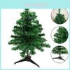 Adorable Green Mini Christmas Tree With Sturdy Pvc Base For Family Party Decor
