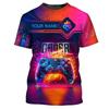 Child Game T Shirt Children Top Shirts Cool Controller Short Sleeve Korean Children's Clothes 2024 Kids Spring Clothes Tops Boys