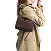 Suede woven lunch box bag retro fashion single shoulder underarm dumpling bag niche fashion high sense portable women's bag