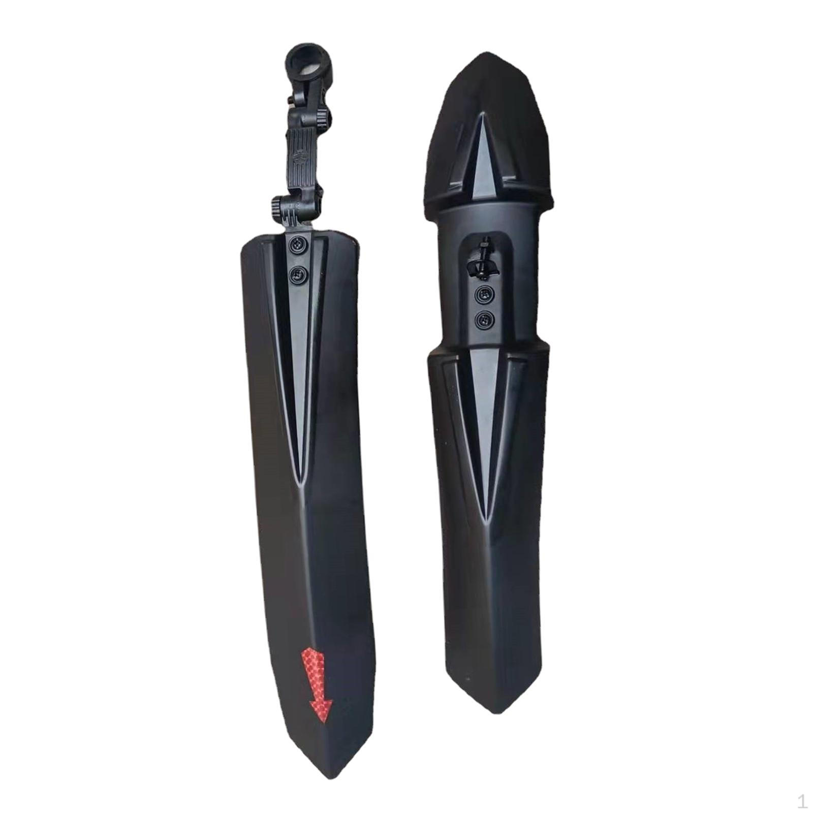Bike Mudguard Front Rear Set & Fenders Simple Installation Wheel Protection Bicycle Plastic Buckle