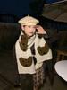 Blended Cute Cartoon Knitted Puppy Scarf Women's Autumn and Winter Thickened Warm Fashion Long Cold Scarf