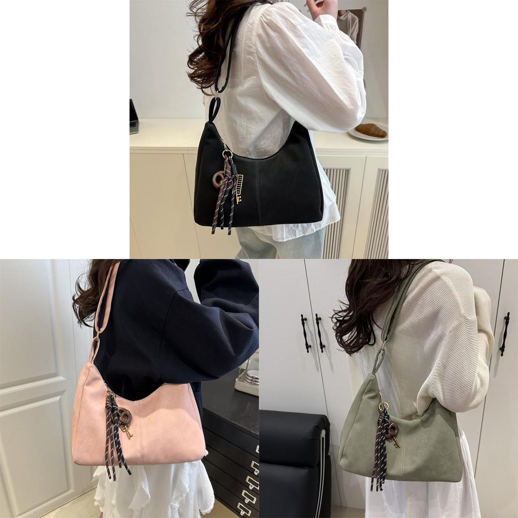 Boston Bag Pu Material Casual Large Capacity Travel Shoulder Bag For Women