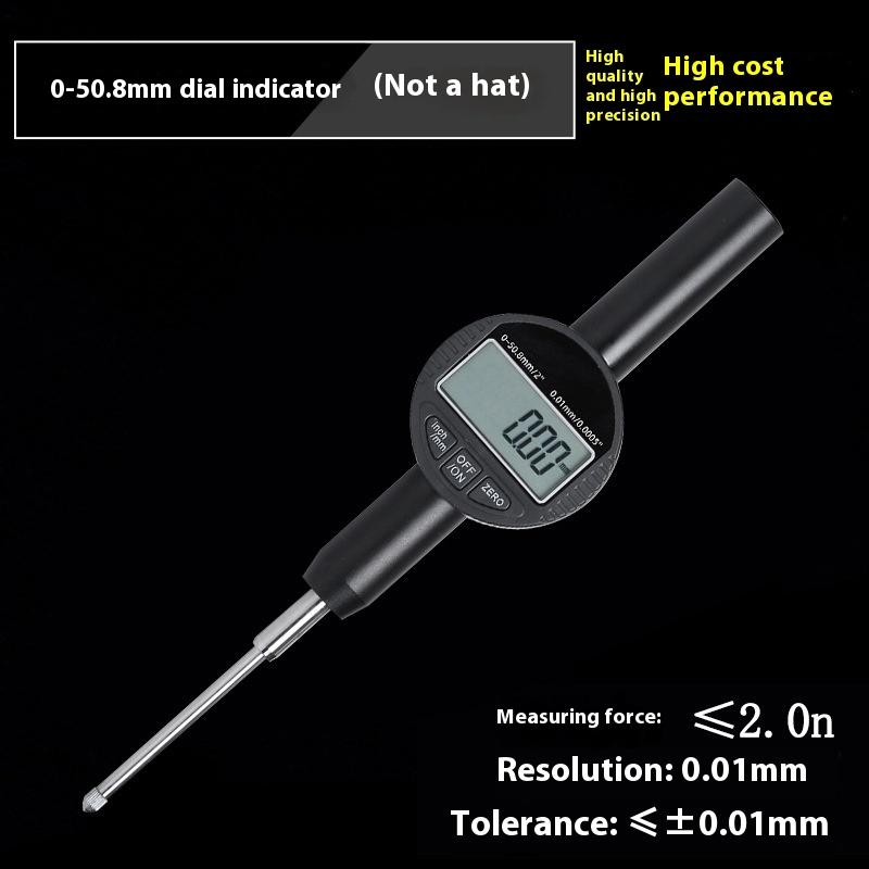 High-Precision 1.11mm Digital Dial Indicator 1-11.7mm/11.1mm Electronic Measuring Tool for Mechanical Engineering & Manufactur