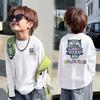 100% Cotton Boys' Long Sleeve Versatile T-Shirt for Toddlers and Children - Spring/Autumn Loose Fit Base Layer