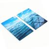 Decorative Glass Cutting and Serving Boards Seawater 2x30x52 Cm