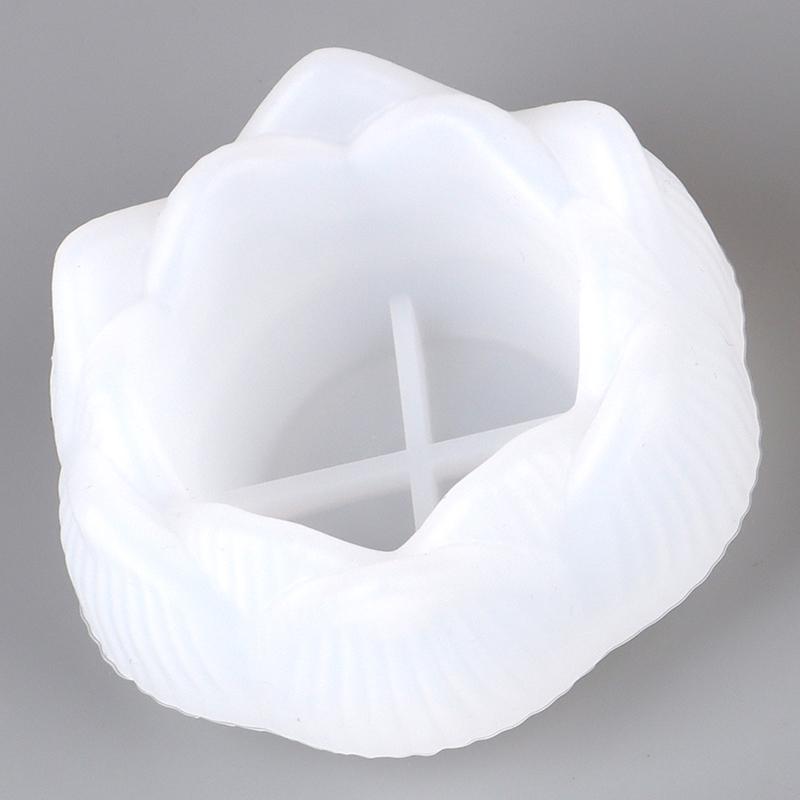 

1Pc Lotus Shape DIY Silicone Mold Epoxy Resin Ashtray Crafts Making Mould