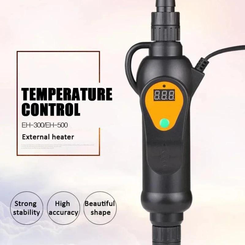 Riscaldatore Esterno per Acquario 500W Vasca per Pesci Display LED Bastone Riscaldante per Acqua Controllo Automatico Temperatura Costante Termostato 220V