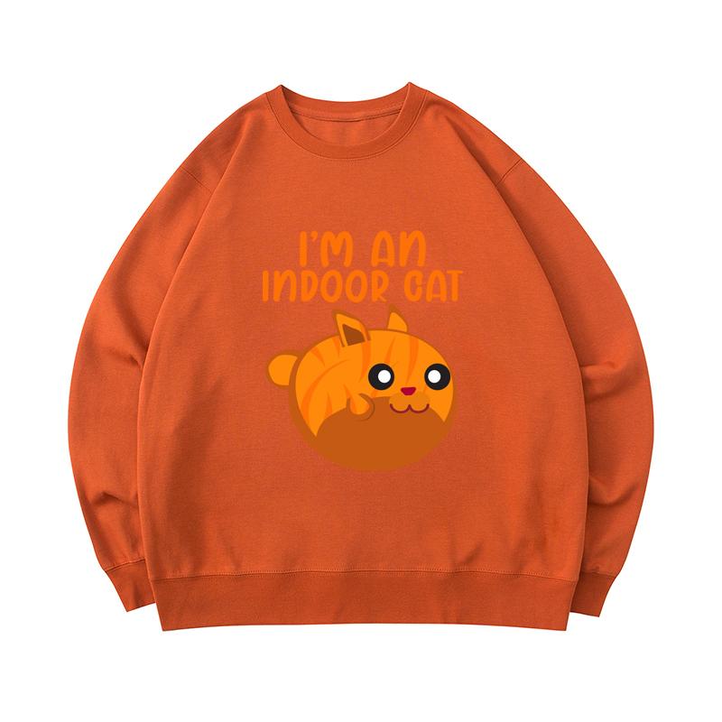 orange cat sweater