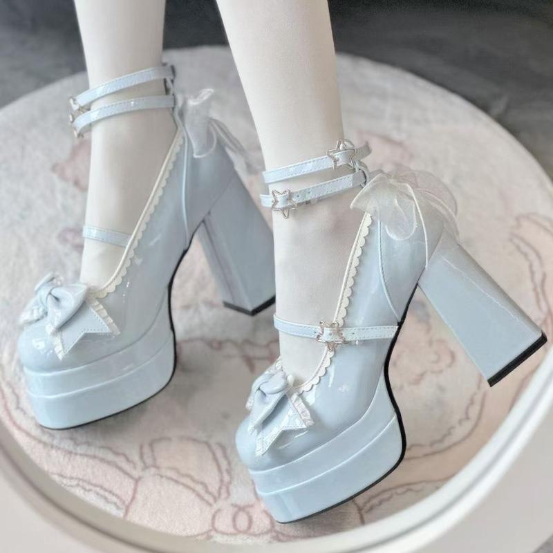 Shoes for Women Sweet Cute Japanese JK Thick Sole Lolita Shoe Platform Mary Jane Shoe Trend High Quality Lady High Heels Tacones