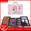 145-Piece Deluxe Watercolor Pen Set for Kids - Double-Layered Aluminum Box Art Supplies & Painting Tools