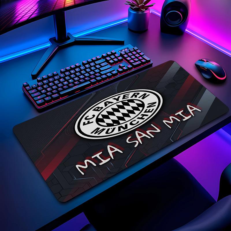 Tappetino per Mouse con Motivo Calcio Bayern Monaco No?Tappetino Mouse da Gioco Antiscivolo con Base in Gomma per Scrivania Ufficio Casa