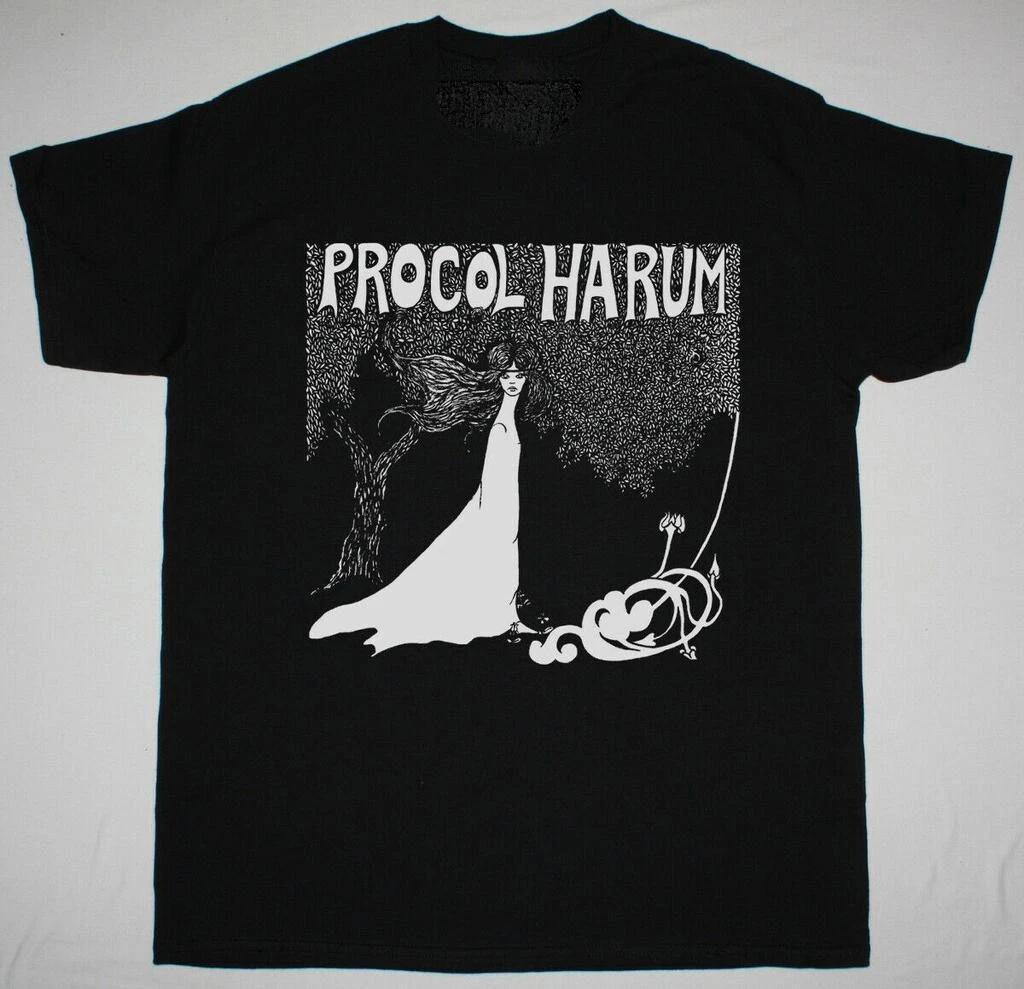 Vintage Procol Harum Album Cotton Black Full Size Unisex Tee Shirt TR160 L