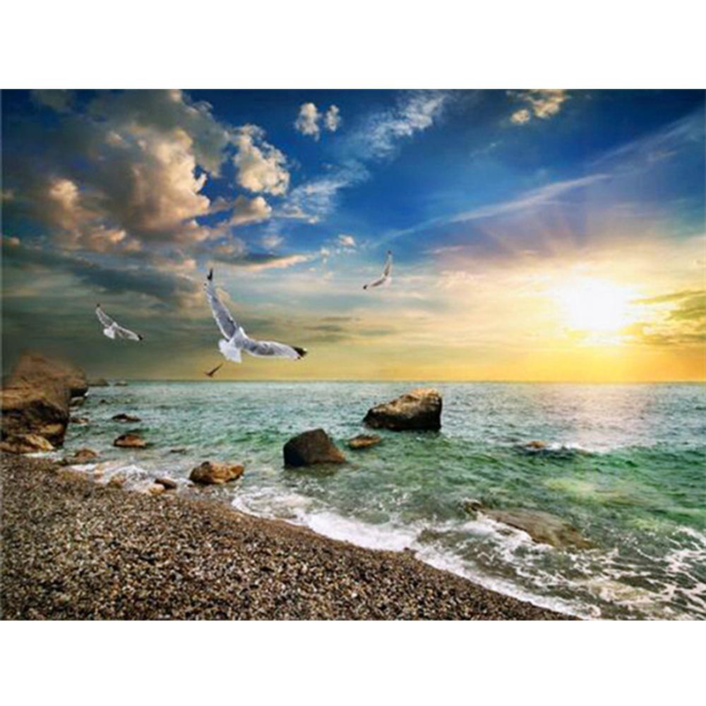 

Полный квадратный/круглый алмазная живопись волнистые картины из страз 5D DIY Алмазная вышивка распродажа пейзажная мозаика ремесленный комплект Full Round 20X30CM светло-зеленый