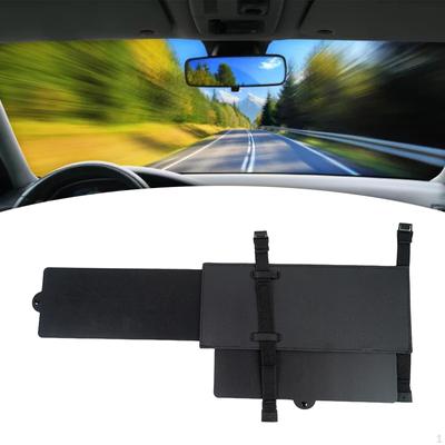 Car Sun Visor Extender Anti Glare Adjustable Elastic Strap Accessory Protector for Window