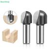 6mm 12mm Shank Double Arc Round Nose Router Bit Woodworking Grooving Milling Cutter For Trimmer Engraving Machine