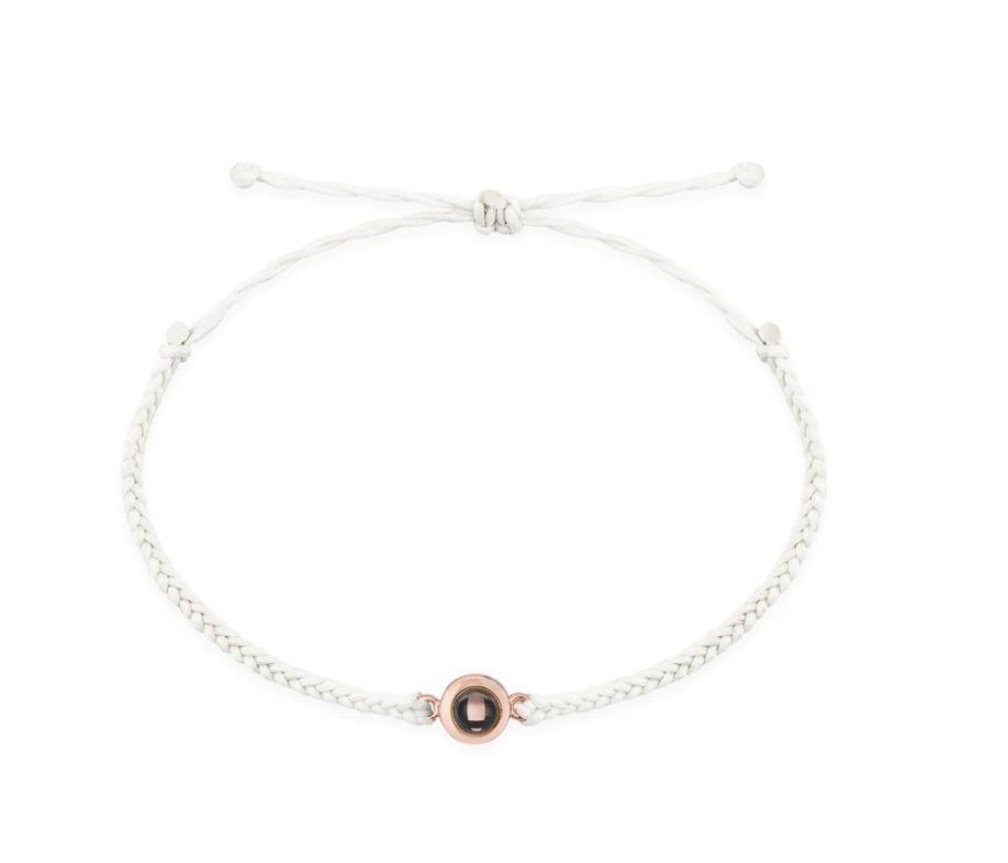 

Multilingual I Love You Korean Style Woven Bracelet with Color Photo - European & American Christmas Jewelry