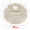 1pc 0.6-2.4mm Range Coin-Type Spark Plug Gage Gap Tool Feeler Spark Plug Gap Measurement Tool