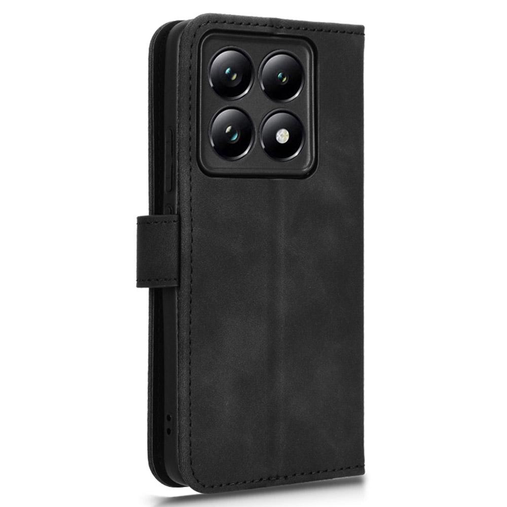 For Xiaomi 14T Pro Leather Case Skin-Feel Anti-Drop Wallet Flip Phone Cover