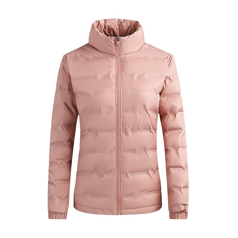 Light Down Jacket Women's Solid Color Simple Windproof Warm Graphene Down Jacket 85% White Duck Down Jacket Men