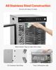12 Trays Rotary Food Dehydrator Machine Stainless Steel 800W Fruit Drying
