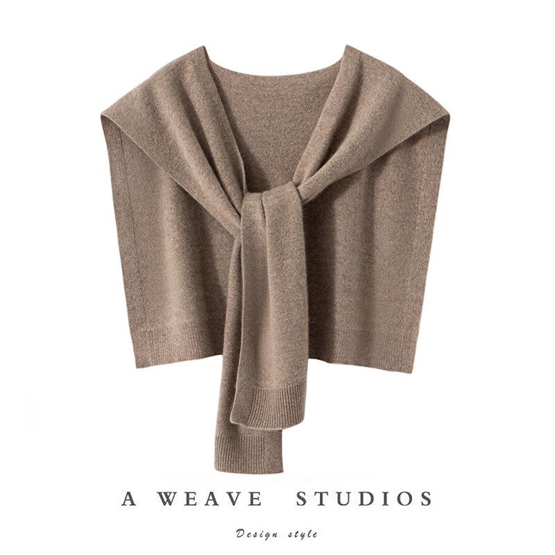 Women s 100% Pure Cashmere Striped Shawl - Autumn/Winter Knit Wrap for Sun Protection & Fashionable Outerwear One Size