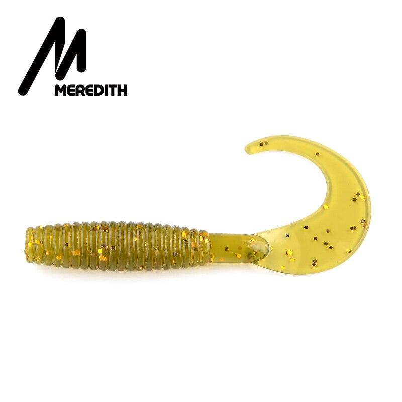 MEREDITH Balıkçılık Yumuşak Yemler 50mm 1.26g 20 adet Grub Yapay Yumuşak Yem Predator Takımı Yumuşak Balıkçılık Yemi Solucan Sallantıları