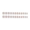 24 Pieces Explosive Short T Cat's Eye Spar Wears Armor To Show White and Gentle Temperament Nail Art Film, Pure Desire Dynamic Nail Film