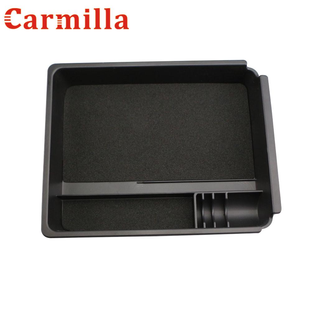 

Carmilla ABS Central Armrest Storage Box Pallet Container For Volkswagen VW Tiguan 2010 2011 2012 2013 2014 2015 Car